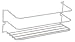 Grayline 40501, Large Cabinet Rack, White