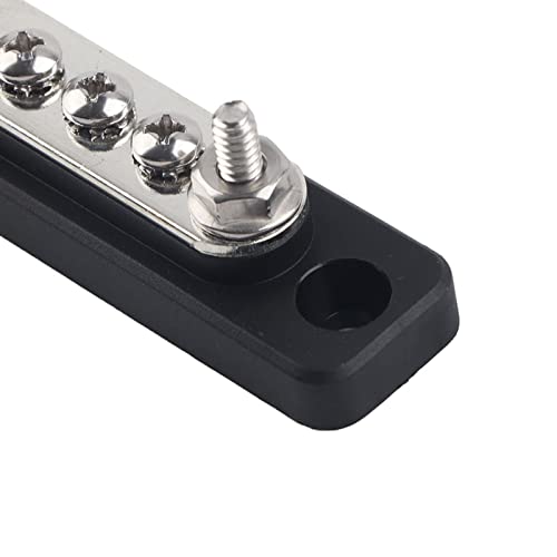 4Pack 2/0AWG-6AWG 2-Port Dual Entry Black PVC Insulated Aluminium Lug Wire Connector