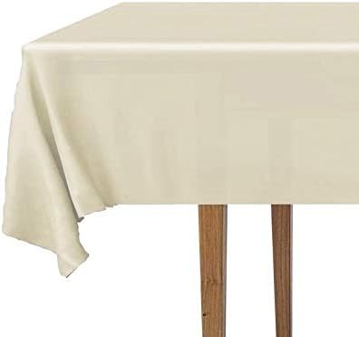 Miniatura 2 de DecorRack Paquete de 24 manteles rectangulares, de plástico sin BPA, 54 x 108 pulgadas, manteles para mesa de comedor, fiestas, pícnic, campamento y