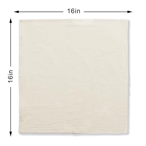 Servilletas de lino set de 6 beige 40x40 cm miniatura 3
