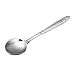 IMEEA Round Soup Spoon Bouillon Spoons Stainless Steel Table Spoons 7.2-Inch, Set of 6