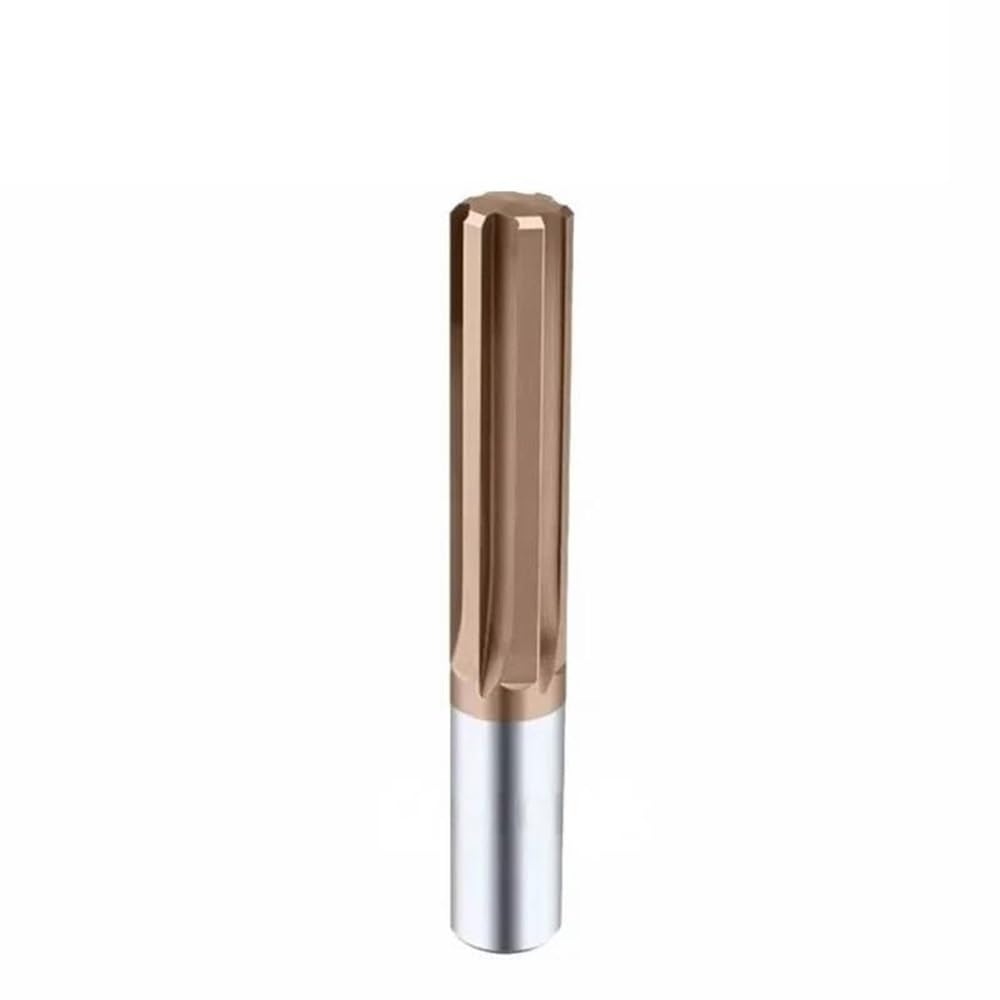 Alésoir carbure 7.5mm H7 ZADIKO fraise à métaux cannelures droites