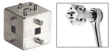 C.R. Laurence CRL 5-Way MultiSpanner Socket Drive Combination Roller Nut Removal Tool