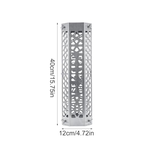 Protector aislante de chimeneas hueco para evitar quemaduras 8