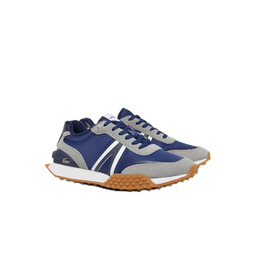 Lacoste Mens L-Spin Deluxe Sneaker, NVY/DK Gry, 9.5