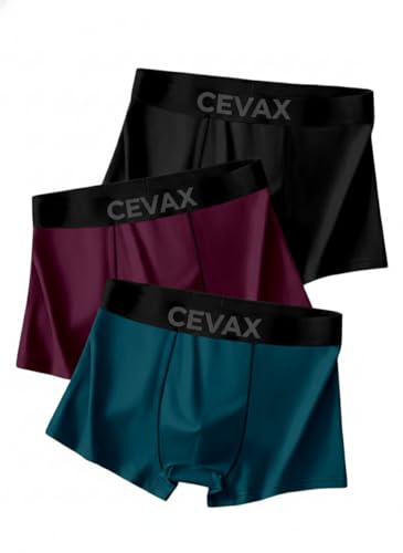 Image of Men's Plain Boxer Briefs for Everyday Wear | Premium Stretch Underwear | Comfortable Fit & No Ride-Up Plain