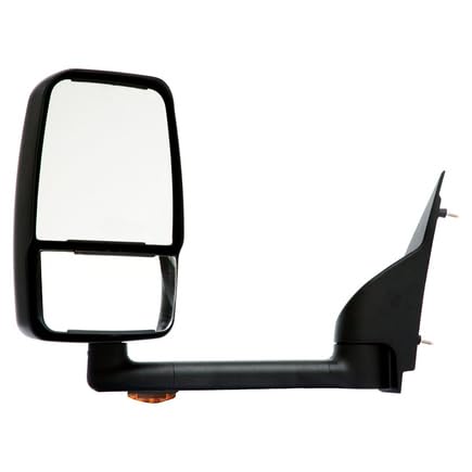 2020 Deluxe Series Door Mirror Black, 96" Body Width, Deluxe Head, Driver Side - VELVAC 714523