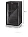Swan SR12030BN 80L Glass Fronted Undercounter Freestanding Beverage/Drinks Fridge for Wine, Drinks & Snacks, 85W, Black