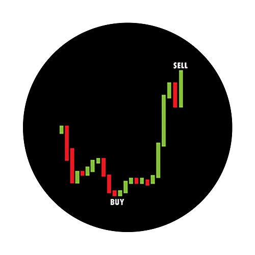 31mfTMfixSL. SL500  - Funny Day Trading Buy Low Sell High Stock Trading PopSockets Swappable PopGrip