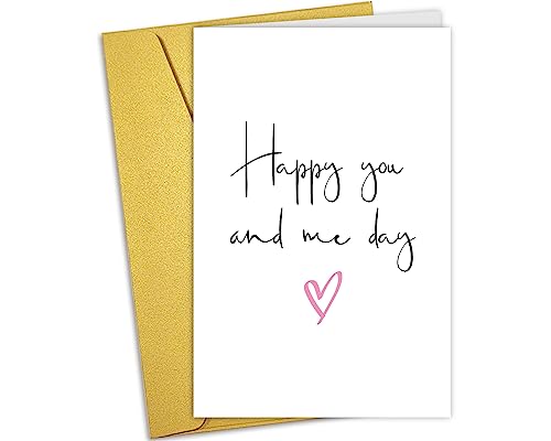 Nchigedy Sweet Anniversary Card for Boyfriend Girlfriend, Romantic Anniversary Card for...