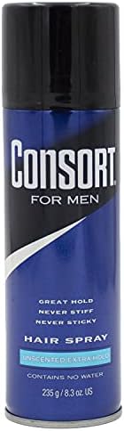 Consort Extra Hold Hair Spray, Unscented, 8.3 Oz