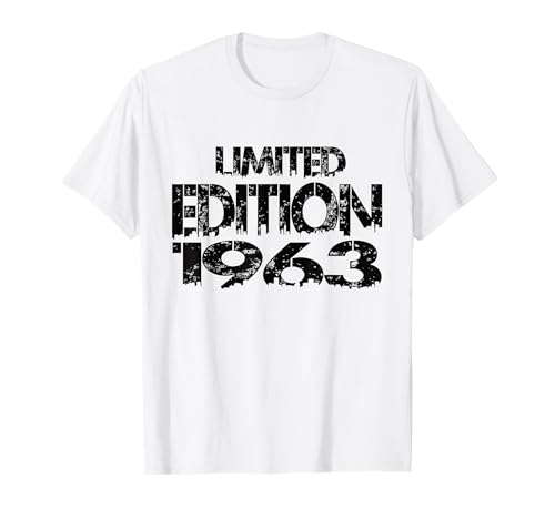 Edición Limitada 1963 Cumpleaños 1963 Nacido 1963 Camiseta