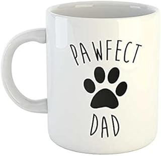 Pawfect Dad Mug | Rude Mugs | Offensive Mugs | Novelty Mugs | Mugs for Dad | Father's Day Mugs | Dad Mugs | Novelty Gifts