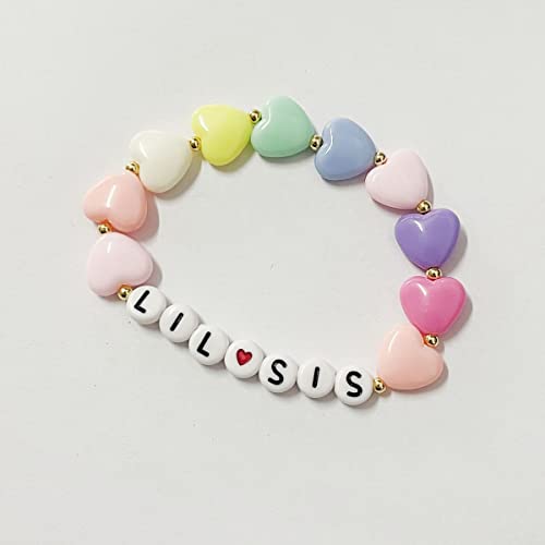 Image of Big Sister Gift - Big Sis Bracelet - Toddler Girls Jewelry - Sister Announcement