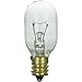Sunlite 01915-SU Incandescent T7 Tubular Light Bulb, E12 Candelabra Base, 15 Watts, 90 Lumens, Salt Lamp Appliance lamp, Dimmable, Mercury Free, Clear Glass, Title 20 Approved, 2600K Warm White, 1 Count