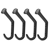 VICASKY 4stücke Klassische Wandhaken Aus Gusseisen Dekorative Garderobenhaken Für Mantel Jacken Und Accessoires Robust Und Langlebig Für Flur Küche Bad