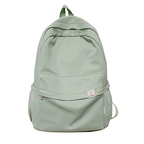 Sage Green Backpack for School, Largecapacity Casual Rucksack Kawaii