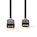 Produktbild Displayport-Kabel - DisplayPort Stecker - HDMI Stecker - 4K@30Hz - Vergoldet - 2.00 m - Rund - PVC - Anthrazit - Box