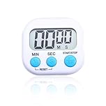 VINPAM Digital Kitchen Timer – Magnetic Countdown Timer with Loud Alarm, Large Display & Stand – Digital Kitchen Timers for Cooking, Baking, Kids or Classroom (White)