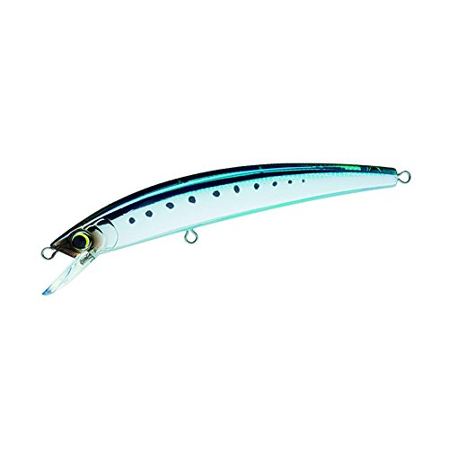 Yo-Zuri Crystal Minnow Suspending Lure, Holographic Blueback Sardine, 5-1/4-Inch