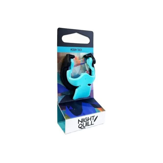 Graff-City Night Quill Can Actuator - Spray Paint Nozzle Presser - Mixed Level Ergonomic Tool (Aqua - Medium Touch)