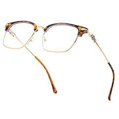 A04 Gold Tortoise Frame/ Clear Lens