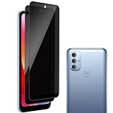 OWMGTS 2 Pack for Motorola Moto G Power 2022 Privacy Screen Protector [9H Hardness] HD [Black] Dark Anti Spy Private Tempered Glass Film for Moto G Power 2022