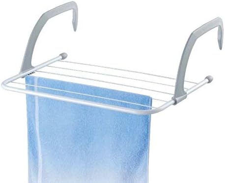 Textile Arena 3M METAL HANGING CLOTHE DRYER AIRIER HANGING ON RADIATOR BALCONY OVER DOOR WINDOW MOUNT DRYING RACK