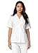Adar Universal Lapel Collar Buttoned Top - 2629 - White - M