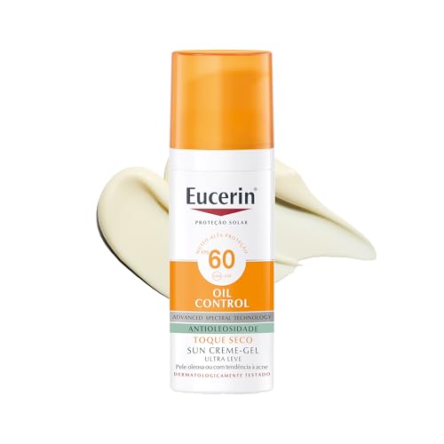EUCERIN Protetor Solar Facial Oil Control FPS 60 50ml, Antioleosi...