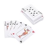 CIYODO 点字付き大判トランプデッキ 障がい者支援用 携帯便利 多用途ゲーム対応 パーティーデコレーション向け盲導補助具