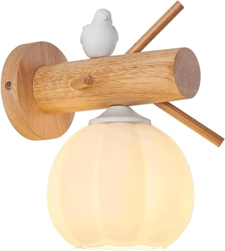 Aplique de pared de madera para iluminar pasillos oscuros con diseño creativo 2
