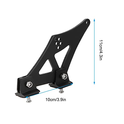 Support de jambe de becquet CNC en alliage d'aluminium pour montage d'aileron arrière rigide