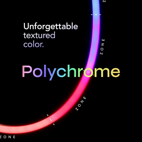 Image of LIFX Supercolor Neon Flex Outdoor Smart Rope Light, 16ft RGBW LED Strip with Polychrome Technology, 60 Addressable Zones, Bendable Silicone, Wi-Fi, Works with Alexa, Google, HomeKit, LFXNEON16 /WP