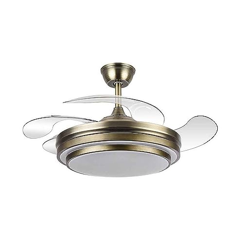 FABRILAMP Ventilador de techo industrial blanco, 60W, aspas de 140 cm, con controlador de pared, ideal para ventilación en espacios amplios.