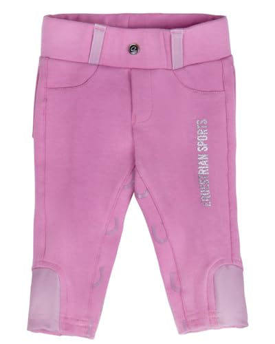 Pantalon d'équitation Junior QHP Bobby Desert Rose pour enfants