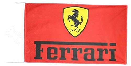 Cyn Flags Ferrari 2017 Drapeaux Drapeaux 2.5x5 ft 150 x 90 cm Cover