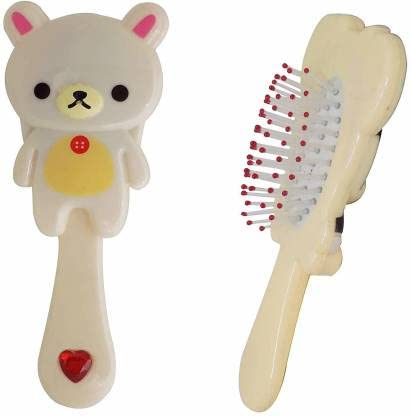 Prime Cute Cartoon Character Soft Bristles Hair Brush/Detangling Hairbrush Comb for Kids Boys and Girls Pack Of 1 (M8)-image-17