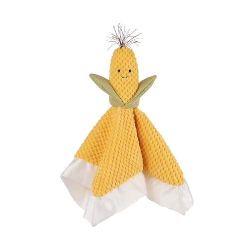 Image of Apricot Lamb Fresh Corn Soft Loveys for Babies, Security Blanket for Baby Boy and Girl, for Infant and Toddlers