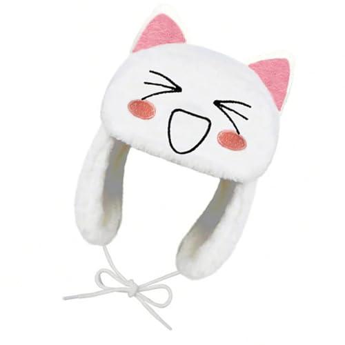 Chapeau Ushanka femme chaud en peluche et taille réglable - 4