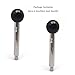 NGe 2pcs Machine Tool Handle with Ball Knob,Revolving Handle Machine Tool,Threaded Revolving Handle,for Machine Tool Accessory,(M8X100)