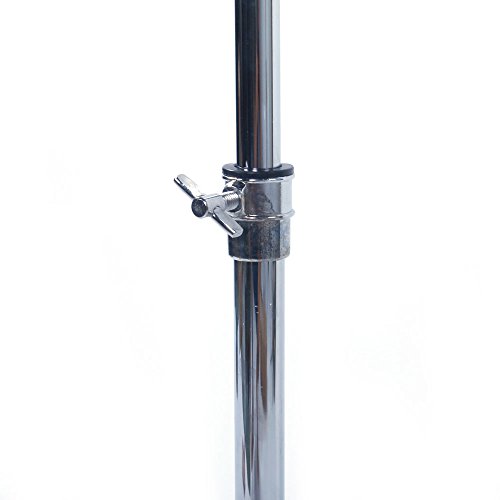 Ktaxon Cymbal Stand With Adjustable Height 27.5"-52.7", Premium Stainless Steel Frame, Double Braced Legs, Rubber Feet #TOP2