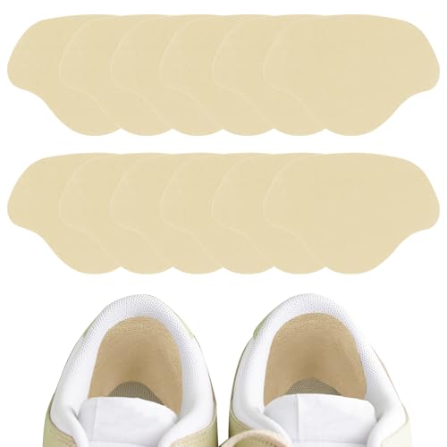 Image of Shoe Heel Repair Patches, Quick Self-Adhesive Inside Sneaker Hole Patches for Sport Work Walking Hiking Tennis Shoes Sneaker Mesh (12 Pcs 丨 Skin Color)