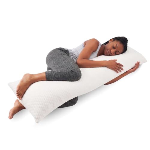 Snuggle-Pedic Body Pillow for Adults - Breathable, Full Body...