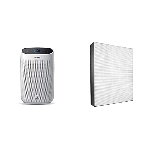 Philips AC1215/20 Air Purifier, removes 99.97% Airborne pollutants with 4-Stage Filtration with FY1410/10 Nano Protect Filter Combo