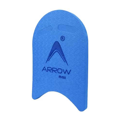 Image of Arrowmax Swimming Kickboard for Kids and Adults - EVA Foam Swim Training Board with Ergonomic Grip - Swim Aid for Beginners and Advanced Swimmers - Lightweight and Durable (Dark Blue)
