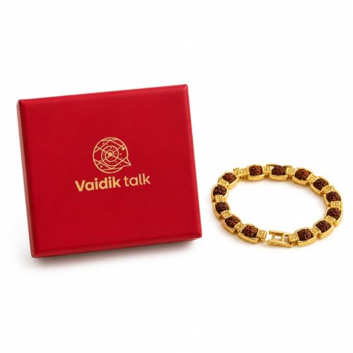 Image of Natural Rudraksha Beaded Bracelet for Men & Women | Spiritual Prosperity & Positive Energy Accessory