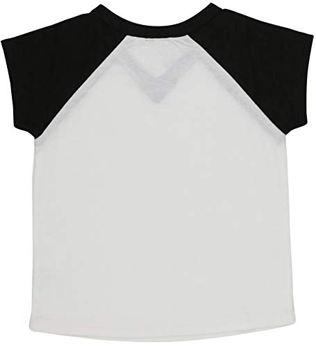 Image of ToBeInStyle Kids Boys Girls Cotton Jersey Contrast Raglan V-Neck Tee T-Shirts