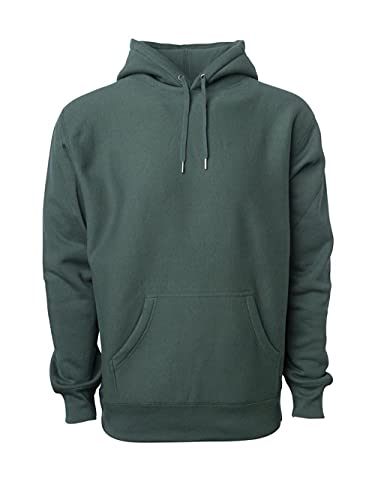 Independent Trading Co. - Legend - Premium Heavyweight Cross-Grain Hooded Sweatshirt - IND5000P - L - Alpine Green2