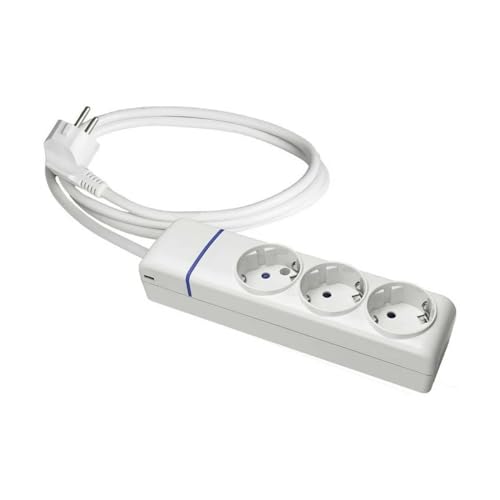 Base multiple 3 prises T/TL 1,5 m de câble 8013P Solera